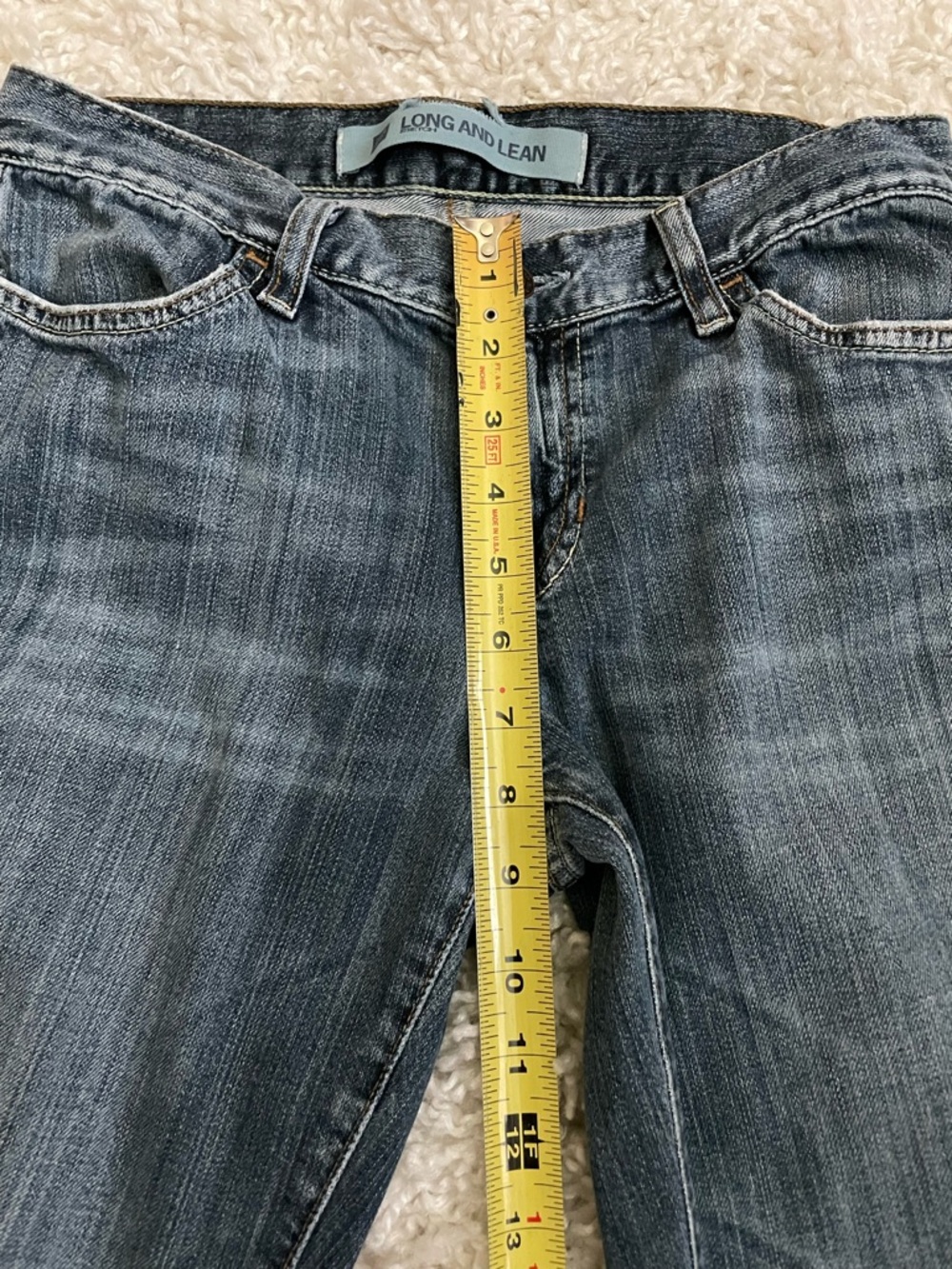 Vintage GAP Long and Lean Stretch Dark Wash, Boot Cut Women's Jeans - Picture 8 of 11